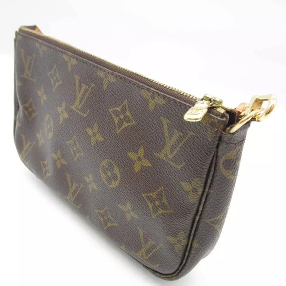 Authentic LOUIS VUITTON Accessory Pouch Pouch M51980 Monogram Canvas #603003 - Picture 12 of 16